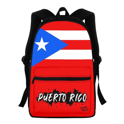 Puerto Rico Flag Graffiti Backpack Puerto Rico