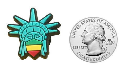 Rasta Statue of Liberty Shoe Charm Shoe Charm Rasta