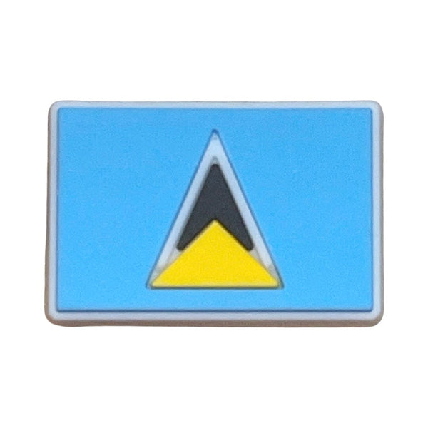 Saint Lucia Flag Shoe Charm Shoe Charm Saint Lucia