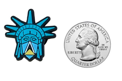 Saint Lucia Statue of Liberty Shoe Charm Shoe Charm Saint Lucia