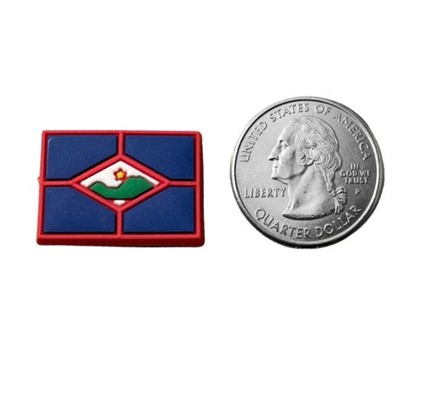 Sint Eustatius Flag Shoe Charm Shoe Charm Sint Eustatius