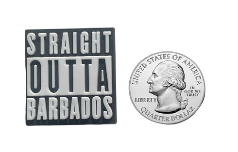 Straight Outta Barbados Shoe Charm Shoe Charm Barbados