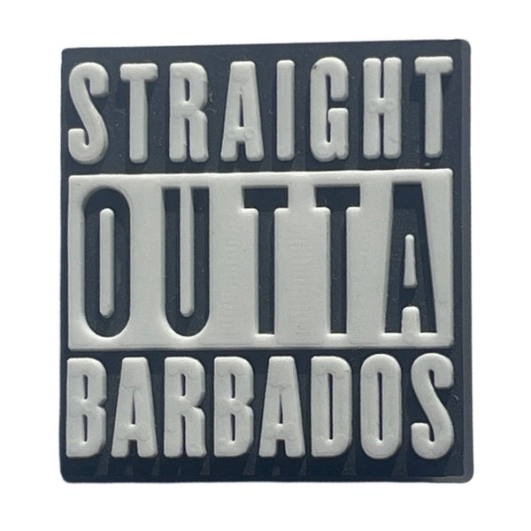 Straight Outta Barbados Shoe Charm Shoe Charm Barbados