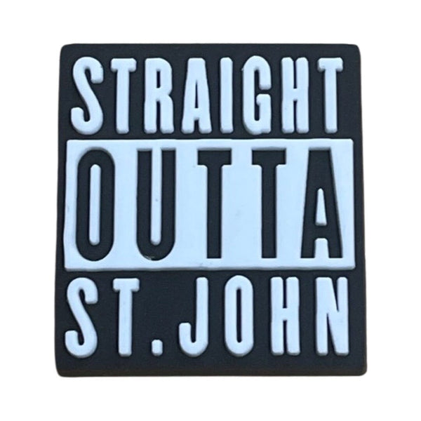 Straight Outta St.John Shoe Charm Shoe Charm US Virgin Islands