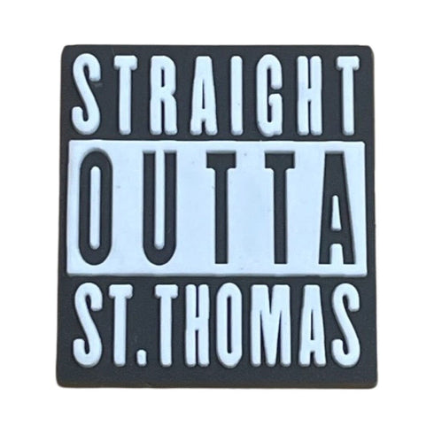Straight Outta St.Thomas Shoe Charm Shoe Charm US Virgin Islands