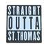 Straight Outta St.Thomas Shoe Charm Shoe Charm US Virgin Islands