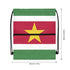 Suriname Drawstring Zipper Bag Backpacks Suriname