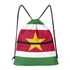 Suriname Drawstring Zipper Bag Backpacks Suriname