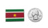 Suriname Flag Shoe Charm Shoe Charm Suriname