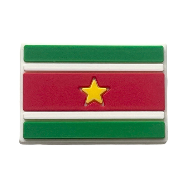 Suriname Flag Shoe Charm Shoe Charm Suriname