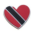 Trinidad Flag Heart Shoe Charm Shoe Charm Trinidad