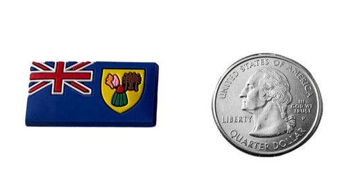 Turks And Caicos Flag Shoe Charm Shoe Charm Turks and Caicos Islands
