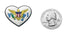 US Virgin Islands Heart Shoe Charm Shoe Charm Virgin Islands