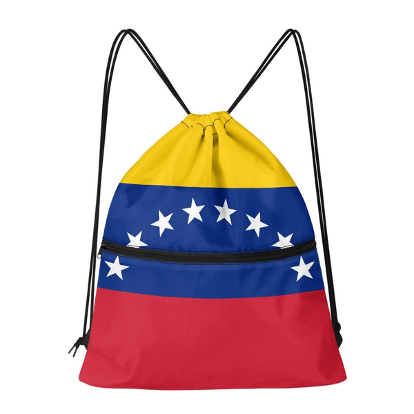 Venezuela Drawstring Zipper Bag Backpacks Venezuela