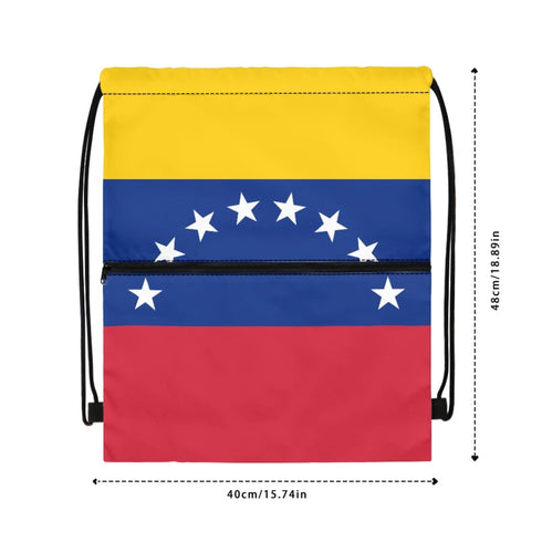 Venezuela Drawstring Zipper Bag Backpacks Venezuela