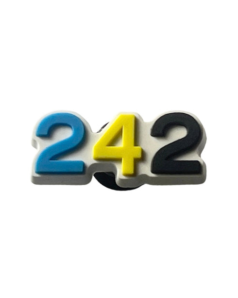242 - The Bahamas Area Code - Shoe Charm - CaribeHeart The Bahamas