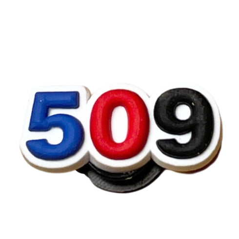 509 - Haiti Area Code - Shoe Charm Shoe Charm Haiti