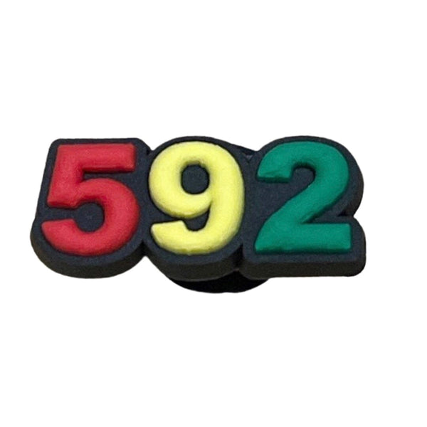 592 - Guyana Area Code - Shoe Charm Shoe Charm Guyana