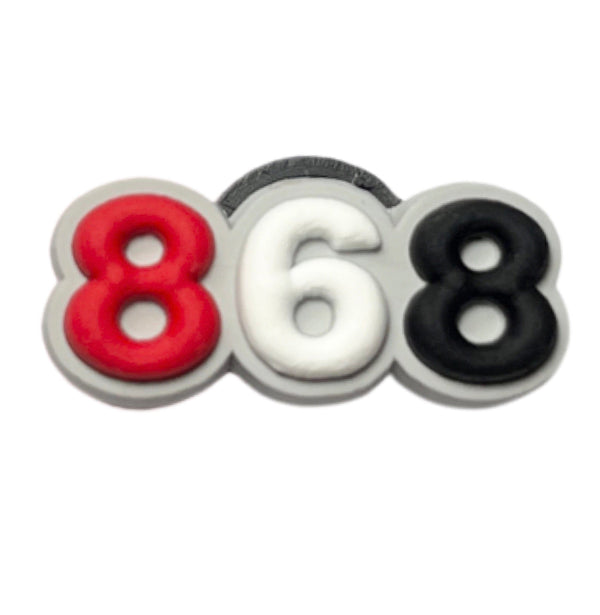 868 - Trinidad & Tobago Area Code - Shoe Charm Shoe Charm Trinidad