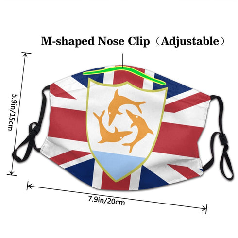 Anguilla Face Covering - CaribeHeart Anguilla