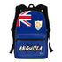 Anguilla Flag Backpack Anguilla Standard