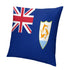 Anguilla Flag Throw Pillow - CaribeHeart Anguilla