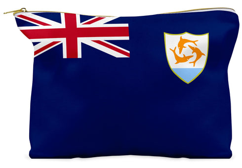 Anguilla Make-Up Cosmetic Pouch - CaribeHeart Anguilla