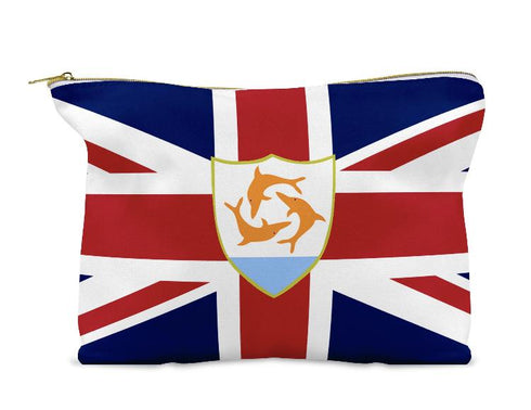 Anguilla Make-Up Cosmetic Pouch - CaribeHeart Anguilla