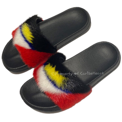 Antigua & Barbuda Mink Slipper - CaribeHeart Antigua