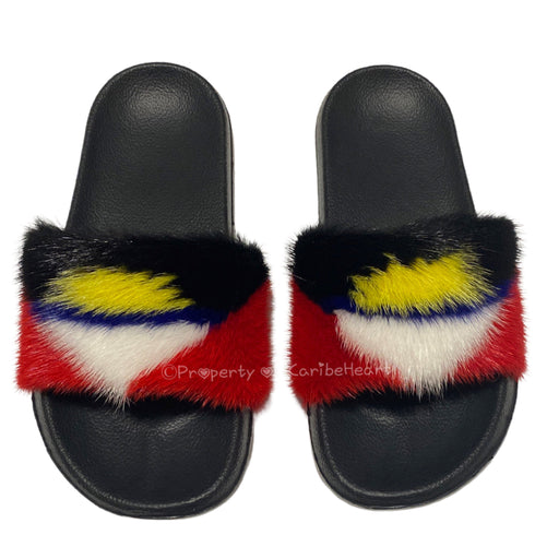 Antigua & Barbuda Mink Slipper - CaribeHeart Antigua