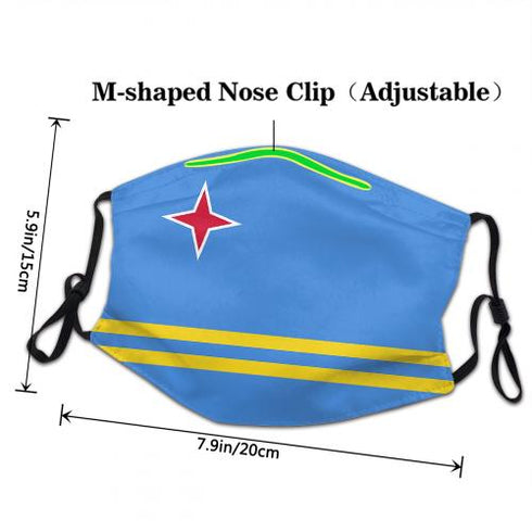 Aruba Face Covering - CaribeHeart Aruba