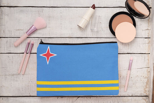 Aruba Make-Up Cosmetic Pouch - CaribeHeart Aruba