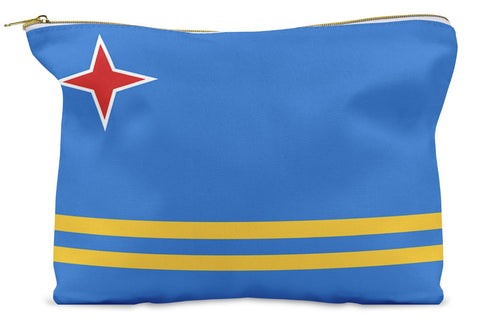 Aruba Make-Up Cosmetic Pouch - CaribeHeart Aruba