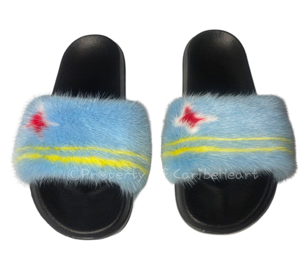 Aruba Mink Slipper - CaribeHeart Aruba