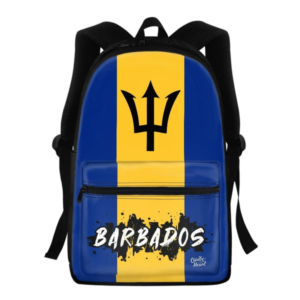 Barbados Flag Backpack Barbados