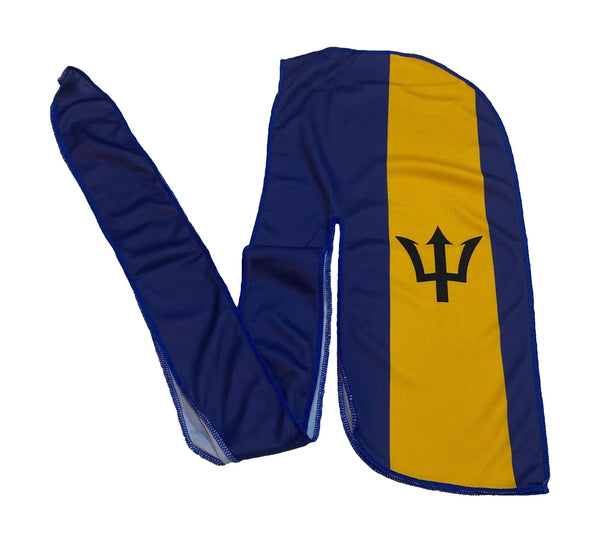 Barbados Flag Durag - CaribeHeart Barbados