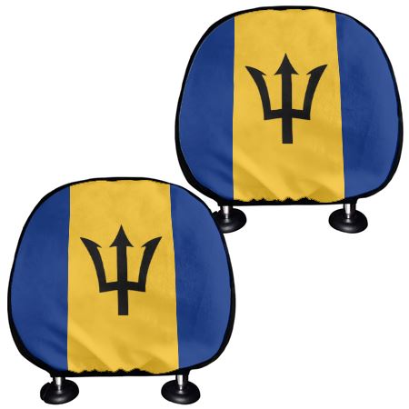 Barbados Headrest Cover - CaribeHeart Barbados