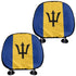 Barbados Headrest Cover - CaribeHeart Barbados