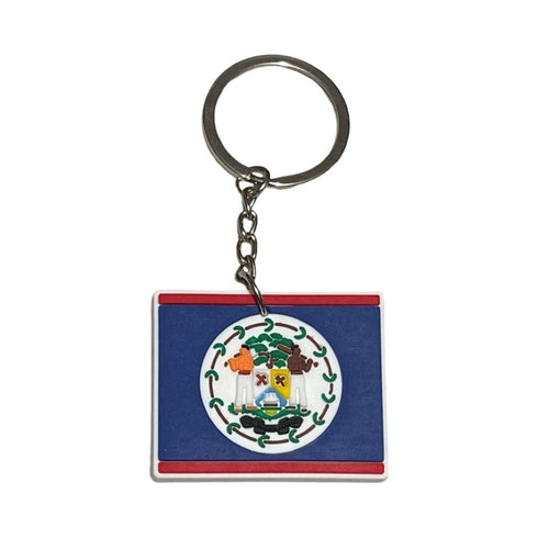 Belize Flag Keychain Keychain Belize 1 PC