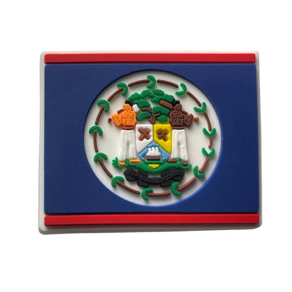 Belize Flag Shoe Charm - CaribeHeart Belize