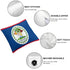 Belize Flag Throw Pillow - CaribeHeart Belize