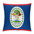 Belize Flag Throw Pillow - CaribeHeart Belize