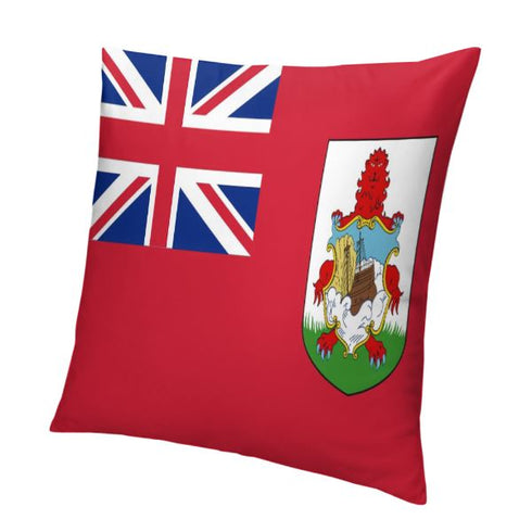Bermuda Flag Throw Pillow - CaribeHeart Bermuda