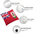 Bermuda Flag Throw Pillow - CaribeHeart Bermuda