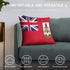 Bermuda Flag Throw Pillow - CaribeHeart Bermuda