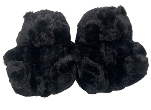 Black Teddy Slippers - CaribeHeart Teddy