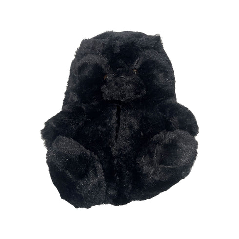 Black Teddy Slippers - CaribeHeart Teddy
