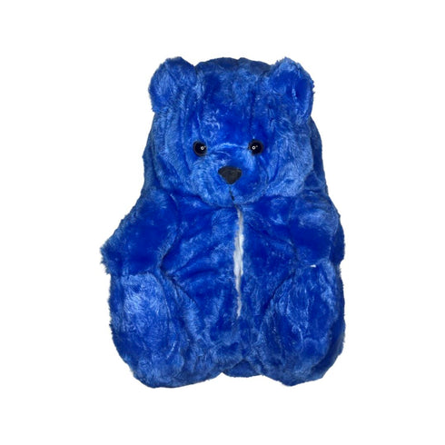 Blue Teddy Slippers - CaribeHeart Teddy