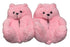 Blush Teddy Slippers - CaribeHeart Teddy