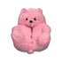 Blush Teddy Slippers - CaribeHeart Teddy